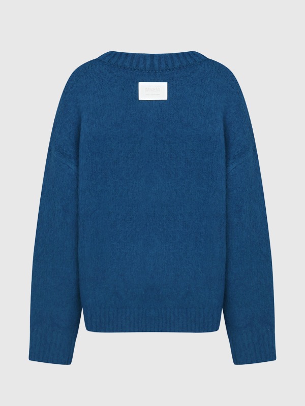 [mnem] unisex ballon knit (blue)