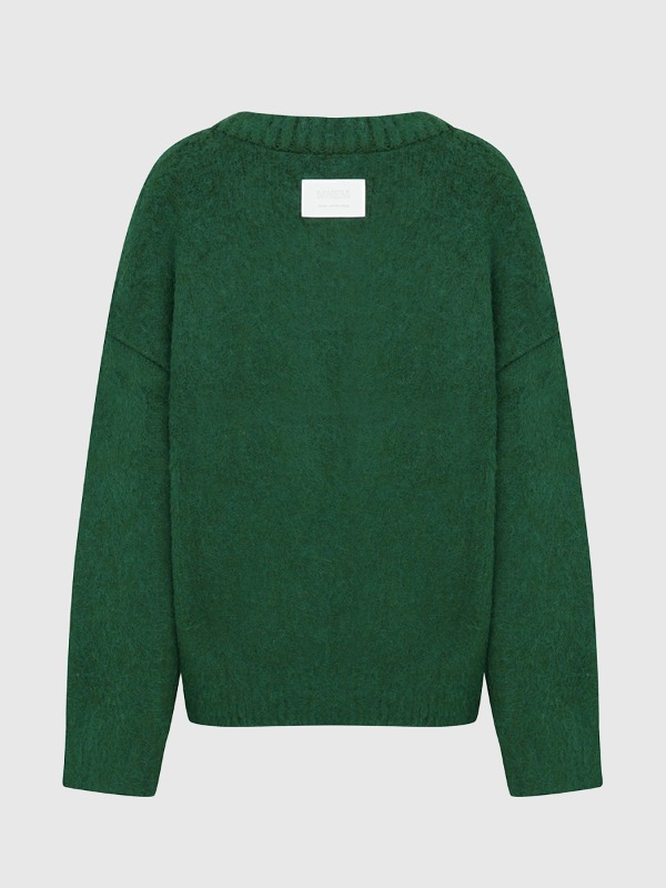 [mnem] unisex ballon knit (green)