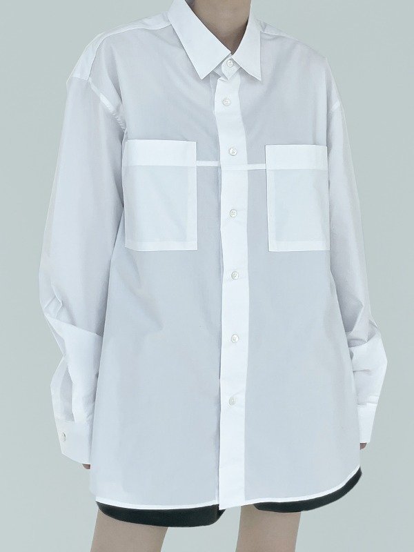 코토 포켓 셔츠 (2color)